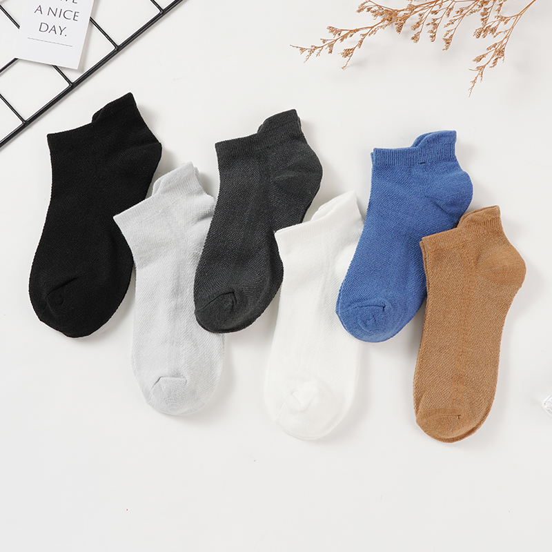 5 Pairs/Lot Men's Breathable M - Ankle Sock Low Cut ulasan dan harga