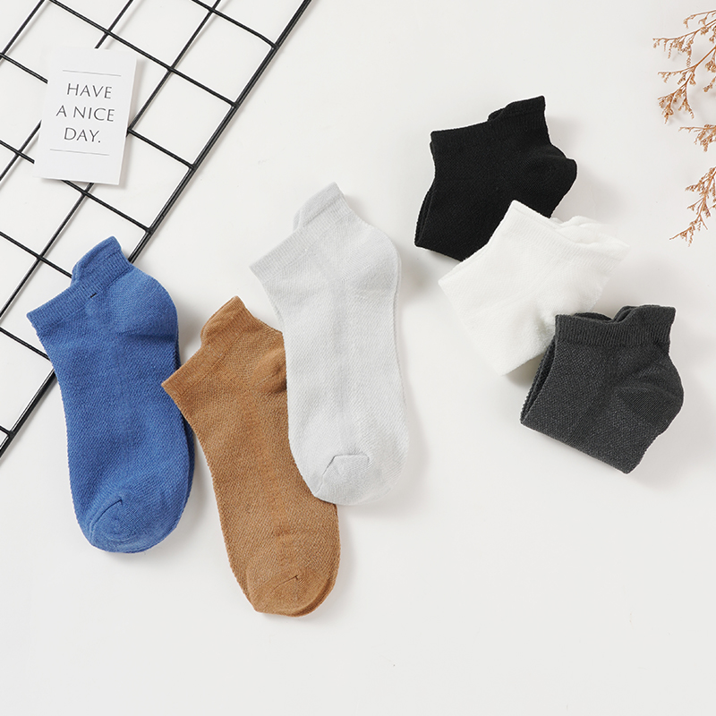 5 Pairs/Lot Men's Breathable M - Ankle Sock Low Cut ulasan dan harga