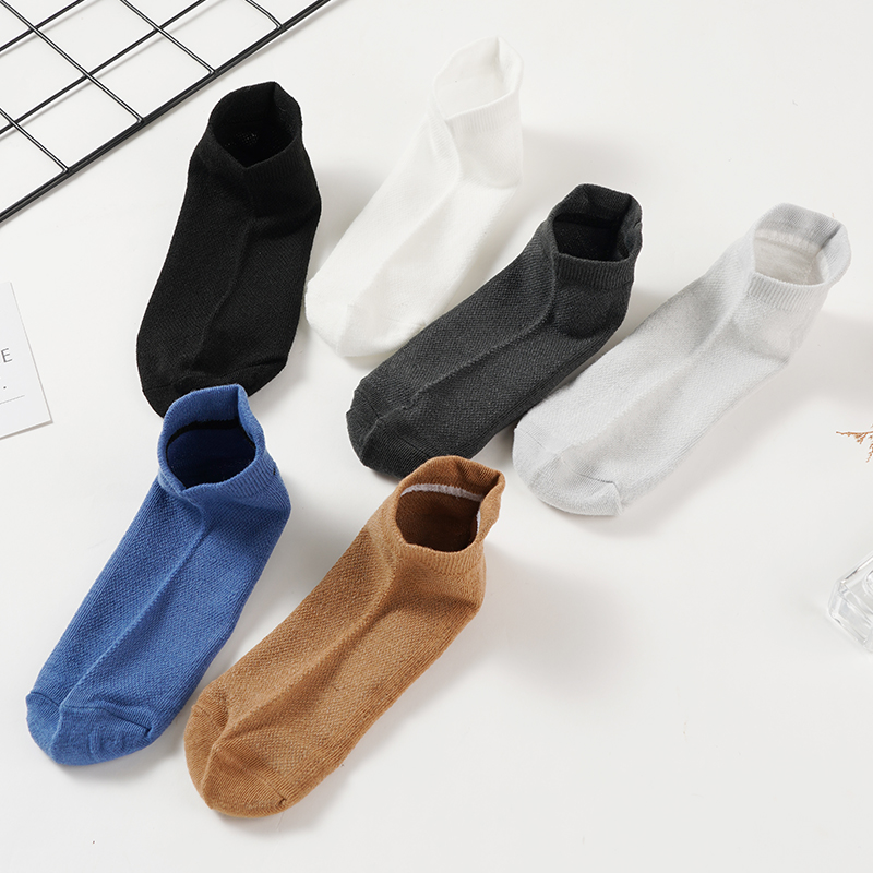 5 Pairs/Lot Men's Breathable M - Ankle Sock Low Cut ulasan dan harga