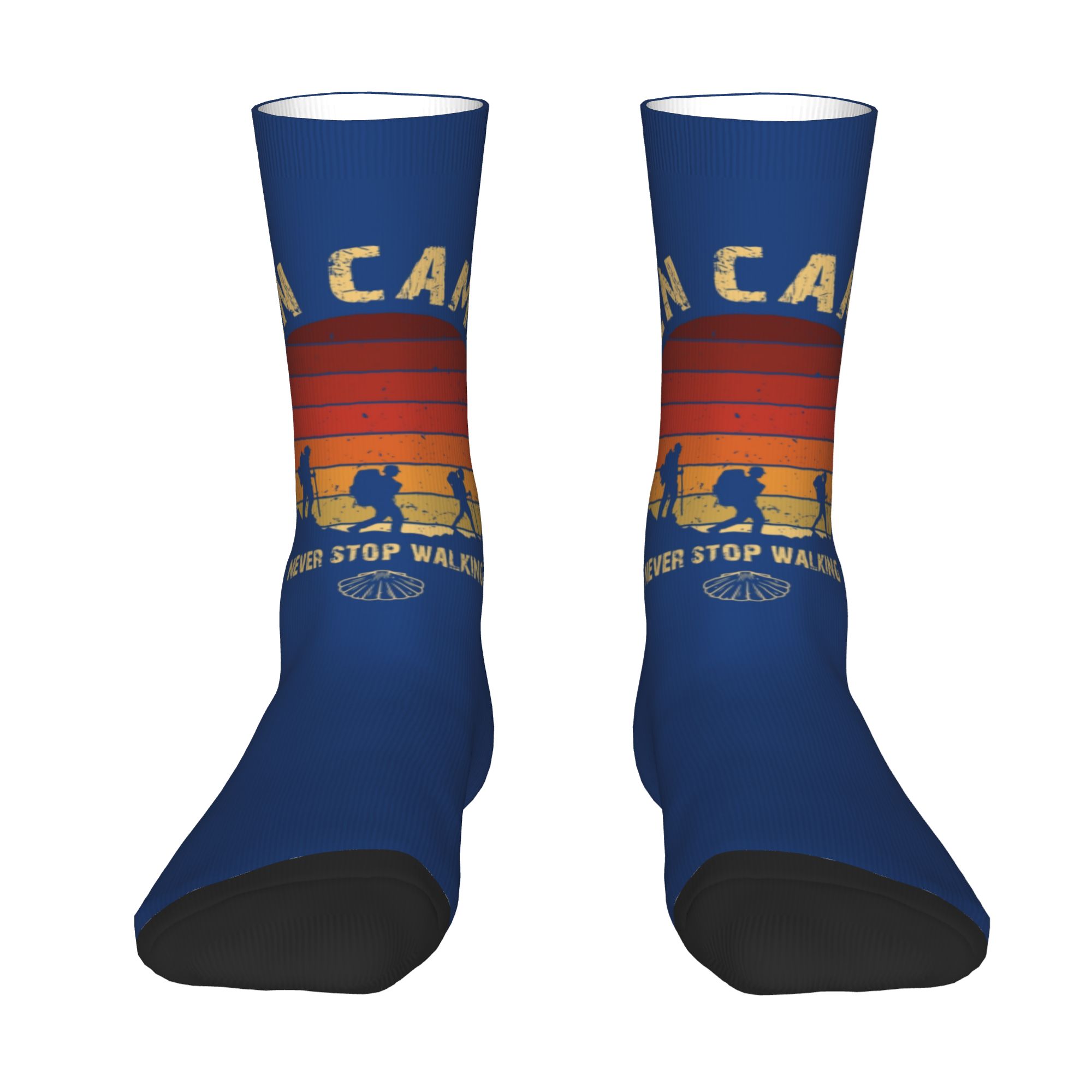 Custom Hiking the Camino de Sa - Dress Sock Men ulasan dan harga