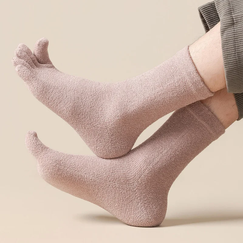 6/12 Pairs Thick Thermal Split - Toe Sock Split ulasan dan harga