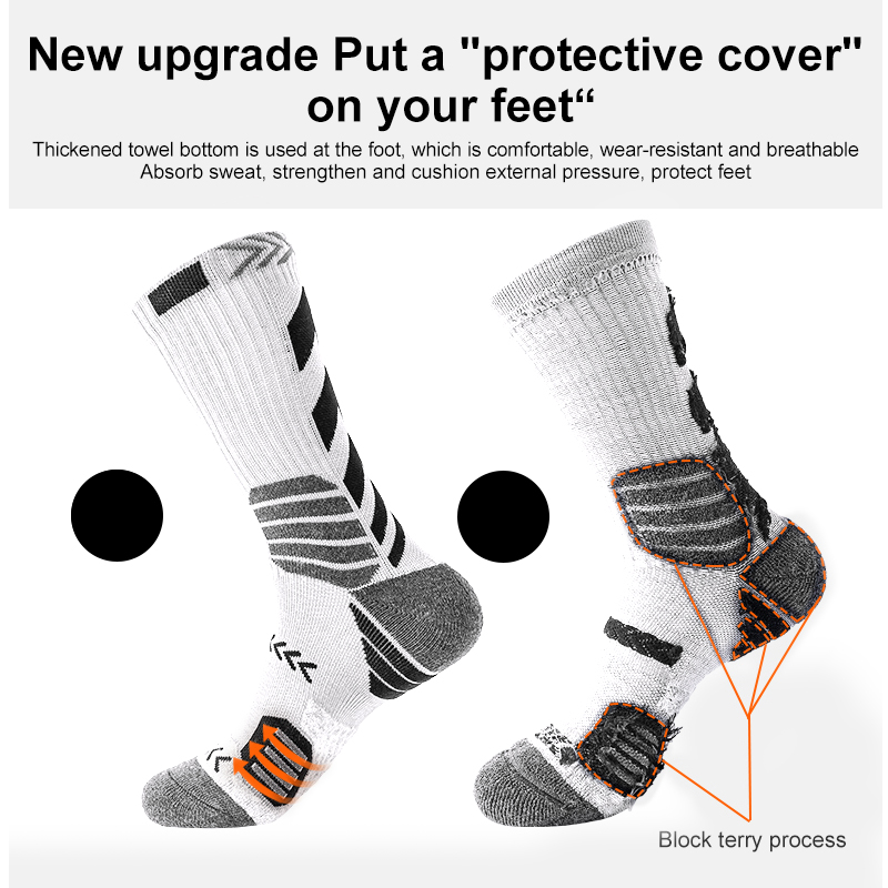 Breathable Mesh Moisture Wicki - Athletic Sock Cushion ulasan dan harga