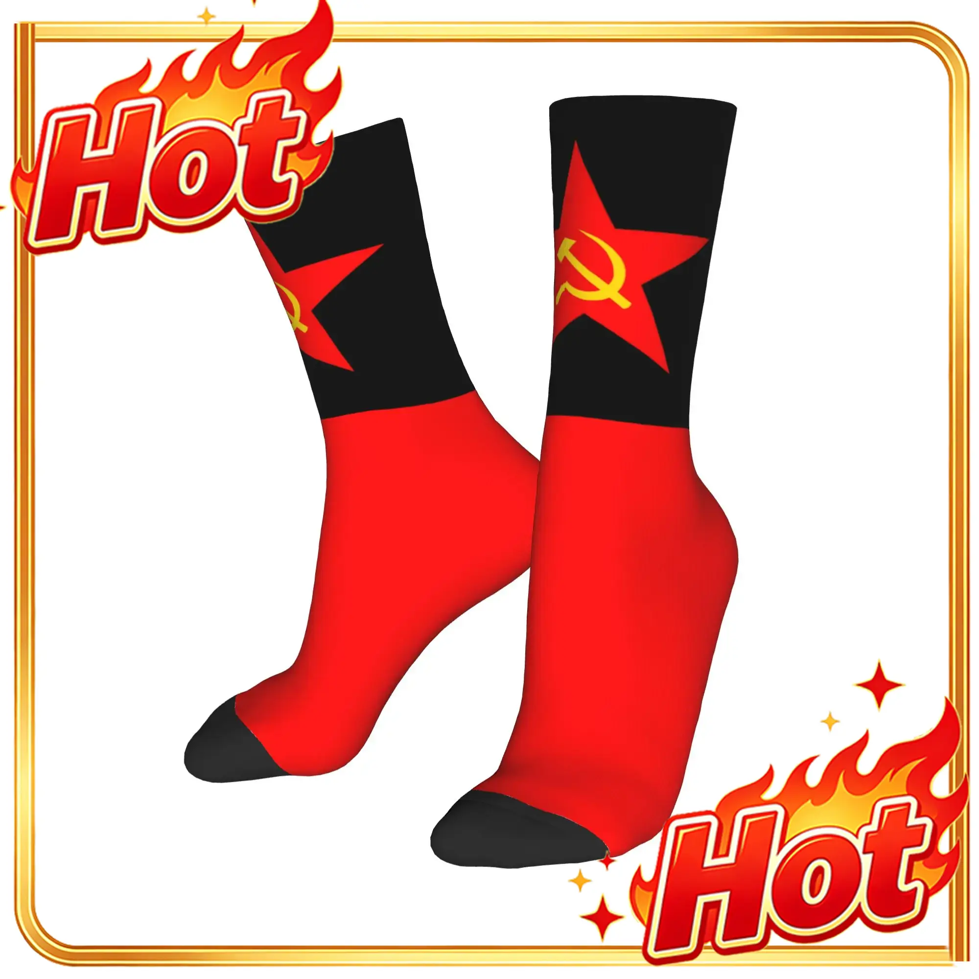 Russian Flag Custom Hammer  Si - Dress Sock Men ulasan dan harga