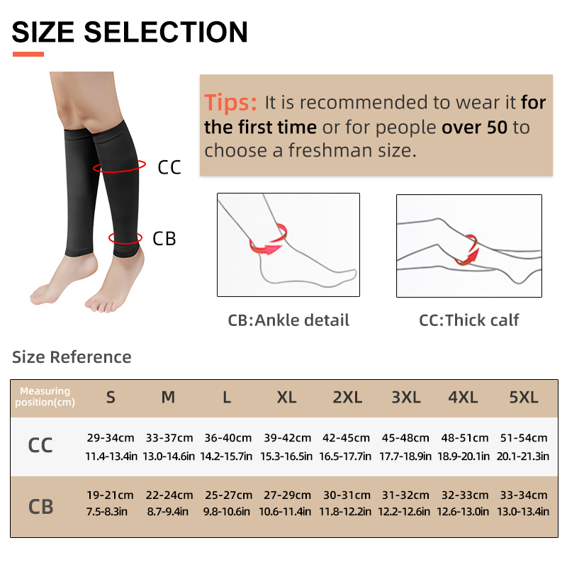 Plus Size S-5XL Running Athlet - Compression Sock Medical ulasan dan harga