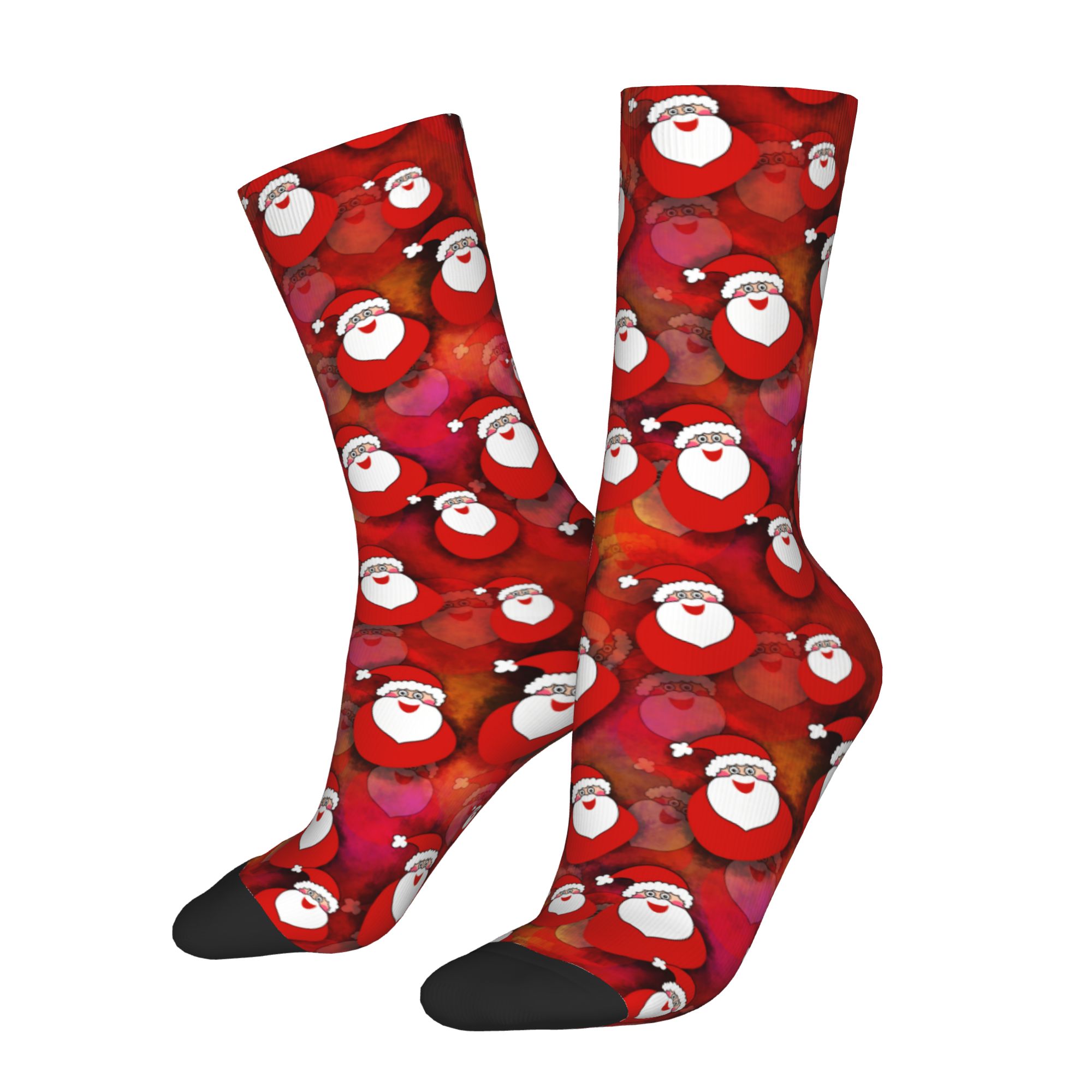 Custom Santa Clause Christmas  - Dress Sock Men ulasan dan harga