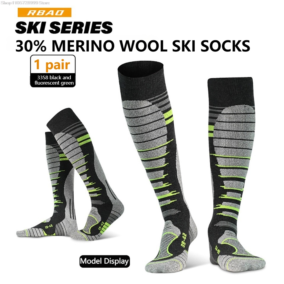 1 Pair Merino Wool Knee High S - Thermal Sock Winter ulasan dan harga