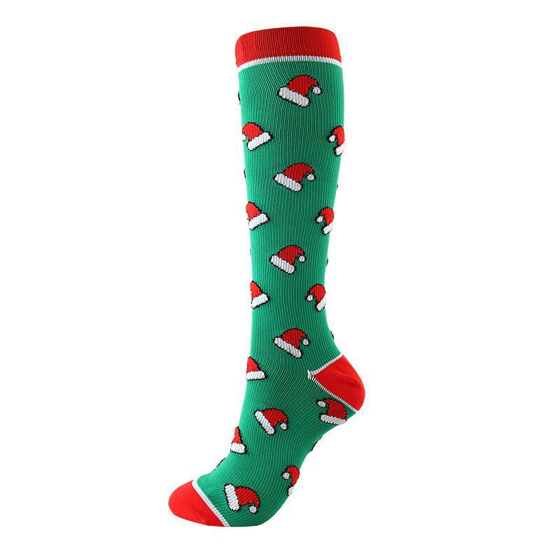 1 Pair Christmas Pressure Sock - Compression Sleeve Calf ulasan dan harga