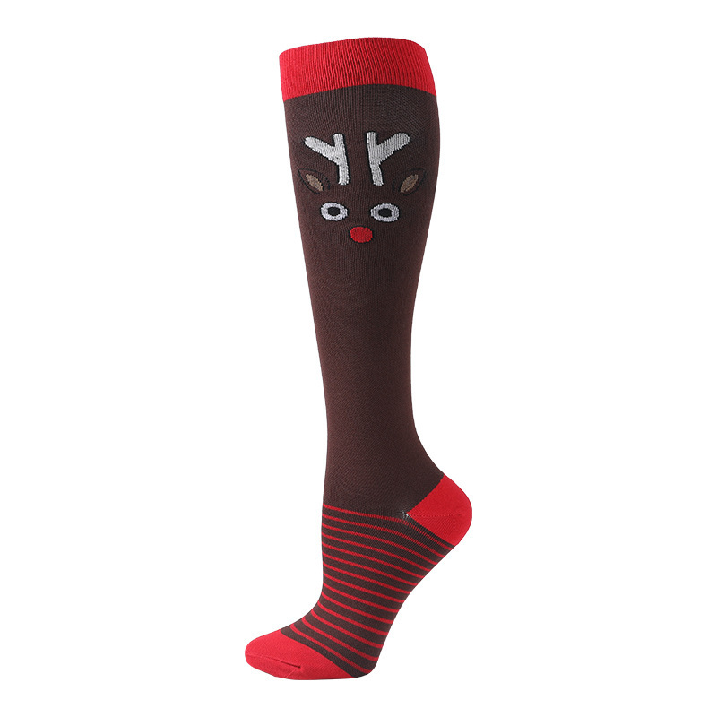 1 Pair Christmas Pressure Sock - Compression Sleeve Calf ulasan dan harga