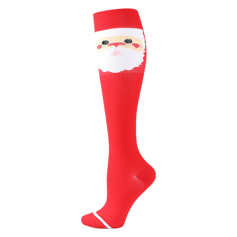 1 Pair Christmas Pressure Sock - Compression Sleeve Calf ulasan dan harga