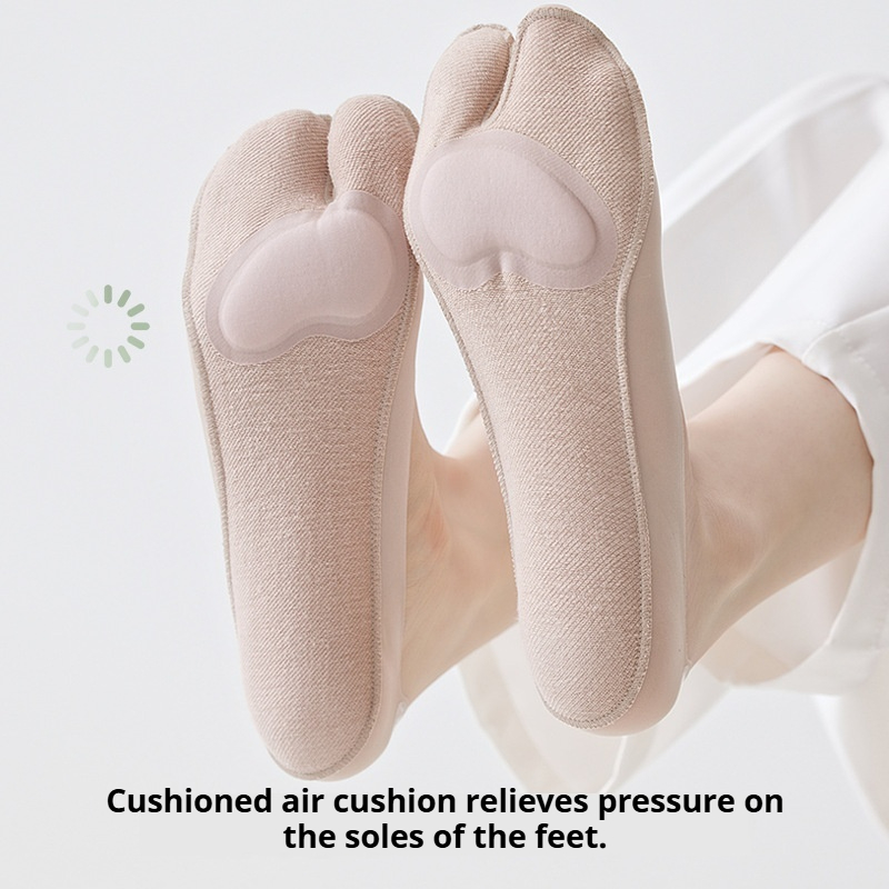 Women's Ice Silk Tabi Split To - Toe Sock Split ulasan dan harga